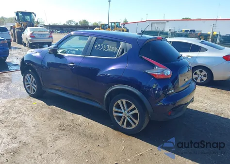 2015 Nissan Juke Sl из США, поврежденный, VIN JN8AF5MV3FT557129